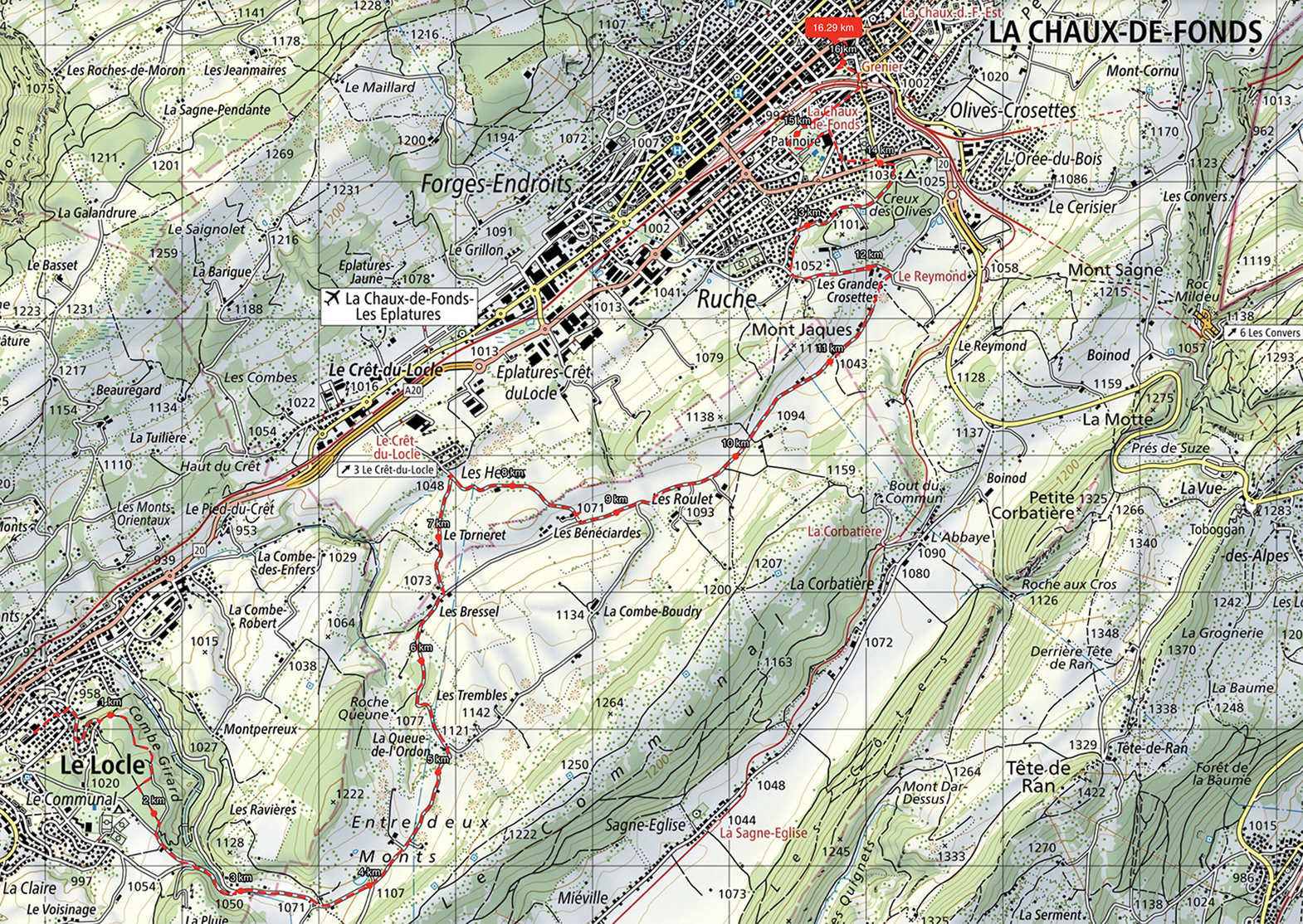 Parcours Winter Trail-walking