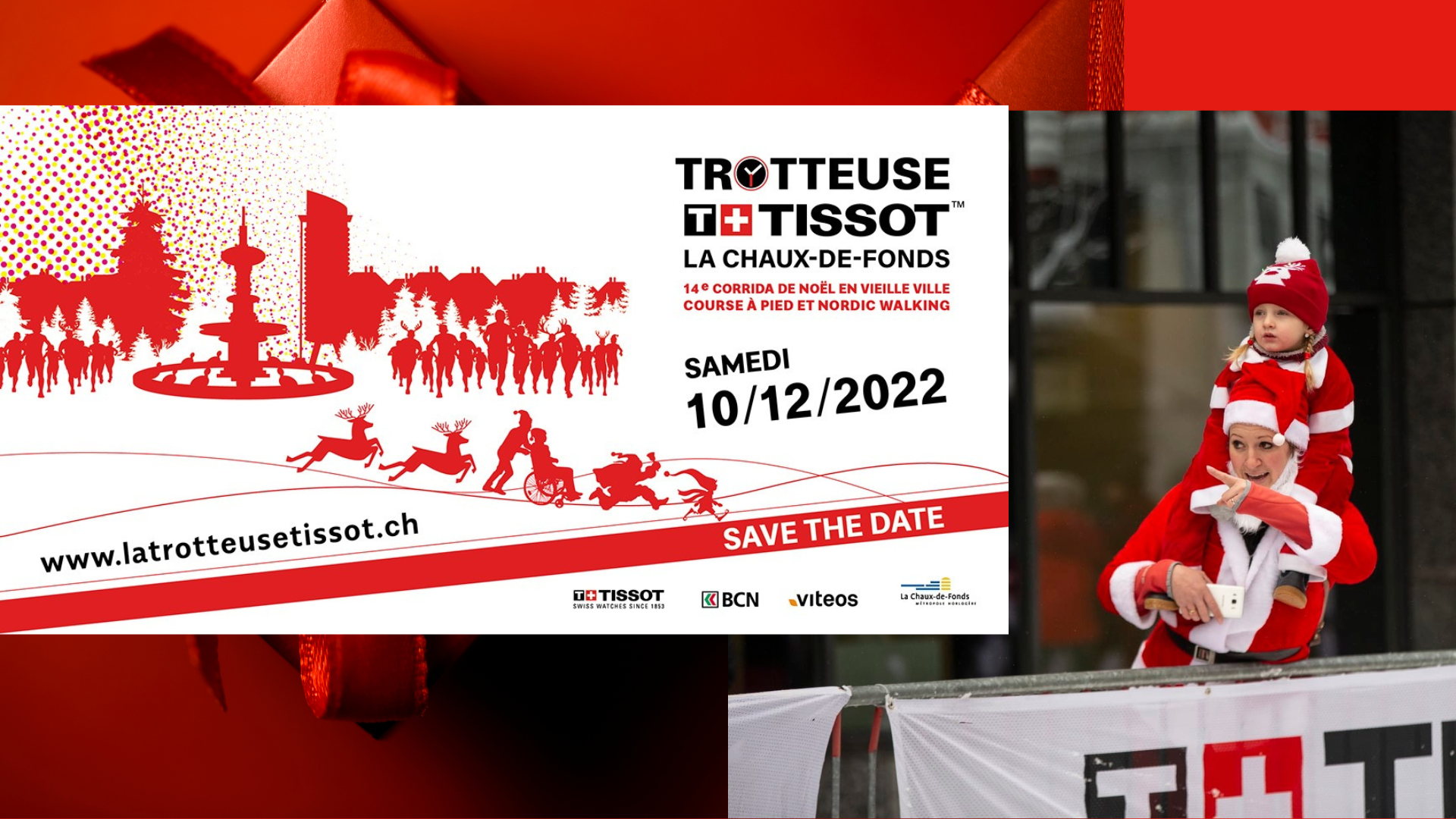 Save the date trotteuse-Tissot du 10.12.2022
